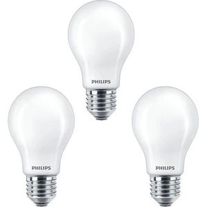 Philips - 3-pack Gloeilamp LED 8,5W Glas (1055lm) E27