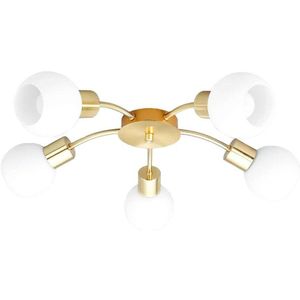 Lindby - Elaina 5 Plafondlamp Brass Lindby