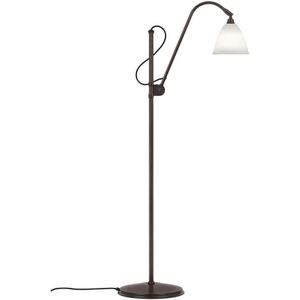 GUBI - Bestlite BL3 VloerLamp Ø16 Zwart Geelkoper/Porselein