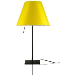 Luceplan - Costanzina Tafellamp Zwart/Smart Yellow
