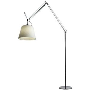 Artemide - Tolomeo Mega Staande Lamp Ø420 Perkament/Aluminium