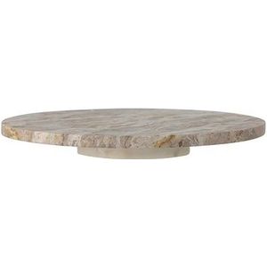 Bloomingville - Nuni Turntable Brown Marble