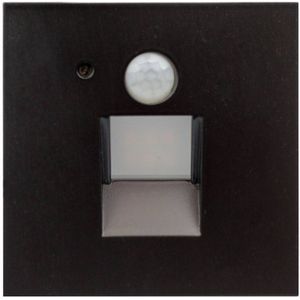 Arcchio - Neru Square LED Inbouw Wandverlichting w/Sensor Black Arcchio