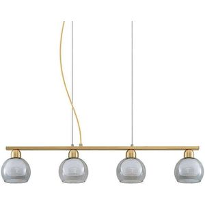 Lucande - Mylah 4 Hanglamp L950 Brass