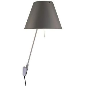 Luceplan - Costanzina Wandlamp Alu/Concrete Gray