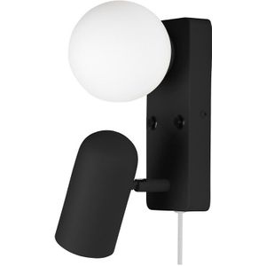 Globen Lighting - Doppio Wandlamp Zwart