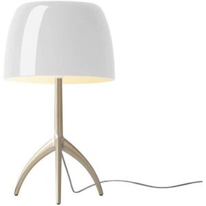 Foscarini - Lumiere Grande Tafellamp E27 Golden/Wit Dimm.