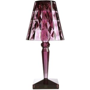 Kartell - Big Battery Taffellamp Plum