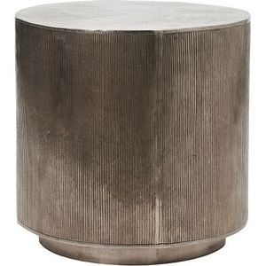 House Doctor - Rota Coffee Table H50 Ø50 Brushed Silver House Doctor