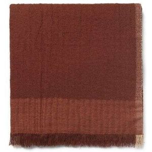 Ferm Living - Weaver Throw Red Brown