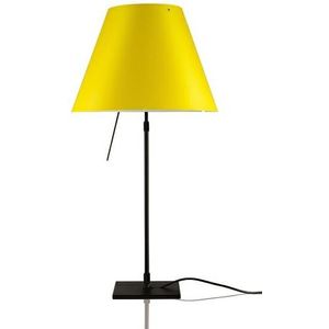 Luceplan - Costanza Tafellamp met Dimmer Zwart/Smart Yellow
