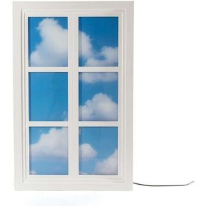 Seletti - Window 3 Wand-/Vloerlamp White/Light BlueSeletti
