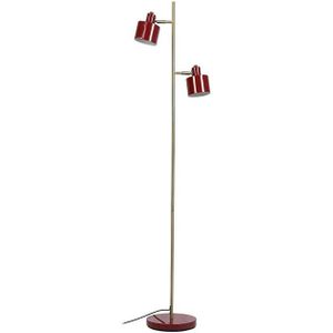DybergLarsen - Ocean Vloerlamp Donker Rood/Geel Koper
