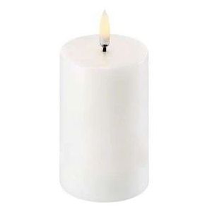 Uyuni Led Rustieke kaars Wit - Recht - Diameter 5 cm x Hoogte 7,5CM