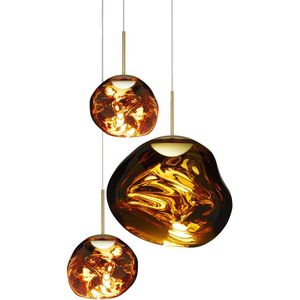 Tom Dixon - Melt Trio Round LED Hanglamp Goud