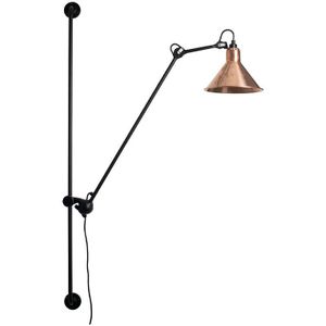 Lampe Gras - 214 Wandlamp Conic Zwart/Raw Koper/Wit Lampe Gras