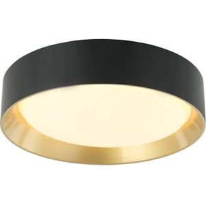Lindby - Kambia LED Plafondlamp Ø45 Black/Gold Lindby