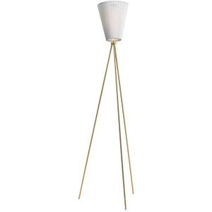 Northern - Oslo Wood Vloerlamp Goud/Wit