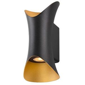 SLV - Modela Wandlamp Up/Down Black/Gold