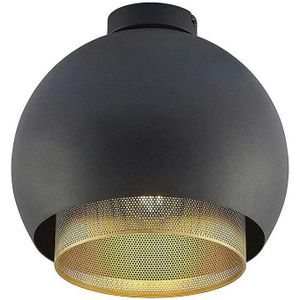 Lucande - Sivaniel Plafondlamp Black/Gold Lucande