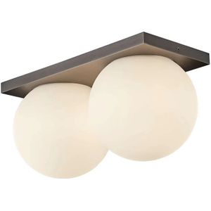 Antidark - Palla Mini C290 LED Plafondlamp Dim-to-Warm Opaal/Titanium