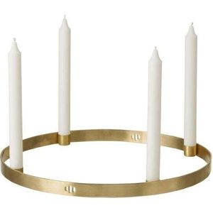 ferm LIVING - Candle Holder Circle Large Brass ferm LIVING