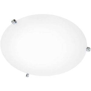 Konsthantverk - Ögla Plafondlamp Ø45 Chrome/White