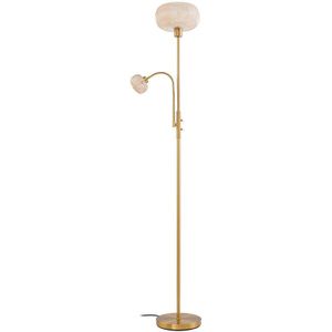 Lindby - Aliette Vloerlamp Goud/Amber