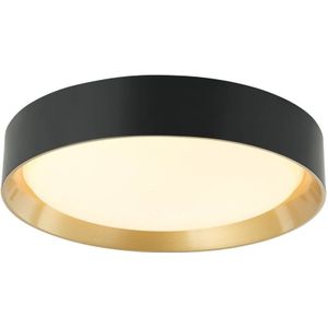 Lindby - Kambia LED Plafondlamp Ø55 Black/Gold Lindby