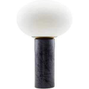 House Doctor - Opal Tafellamp H45cm Wit/Geelkoper
