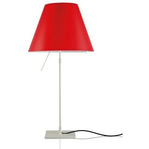 Luceplan - Costanza Tafellamp met Dimmer Alu/Primary Red