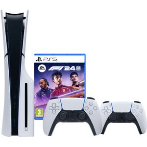 PlayStation 5 Slim Disc Edition + F1 24 + Extra Controller Wit