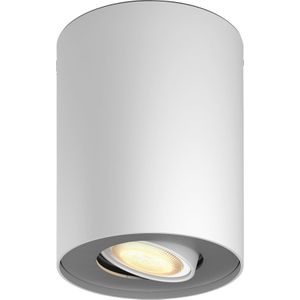 Philips Hue Pillar opbouwspot - warm tot koelwit licht - 1-spot - wit