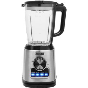 Princess 01.212094.01.001 Blender Solid Pro - 1400 W - 6 RVS messen- 1.75 Liter - Glazen kan