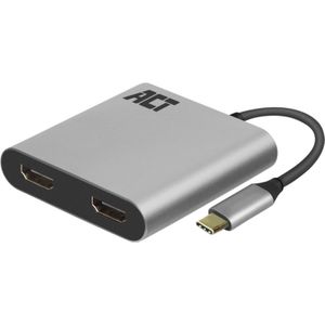 ACT USB-C naar Dual HDMI 4K Hub
