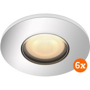 Philips Hue Adore badkamerinbouwspot White Ambiance 6-pack
