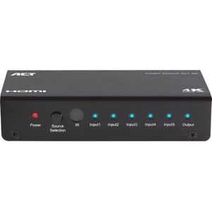 ACT AC7840 4K HDMI Switch 5 x 1