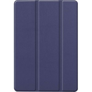 Just in Case Smart Tri-Fold Apple iPad (2021/2020) Book Case Blauw