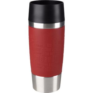 Tefal Travel Mug Thermosfles - 360 ml - RVS/Rood