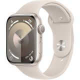 Apple Watch Series 9 45mm Starlight Aluminium Sportband M/L