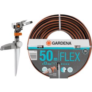 Gardena Comfort FLEX Tuinslang 1/2 + Premium sproeier