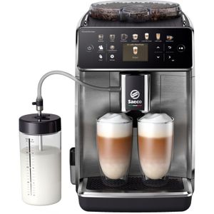 Saeco GranAroma SM6585/00 Volautomatische Espressomachine - 16 Koffievariaties, Intuïtief Kleurendisplay, 6 Gebruikersprofielen, Molen met Keramisch Maalwerk