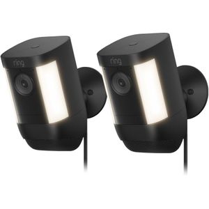 Ring Spotlight Cam Pro - Plug In - Zwart - 2-pack