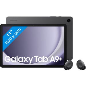 Samsung Galaxy Tab A9 Plus 11 inch 128GB Wifi Grijs + Buds FE Zwart