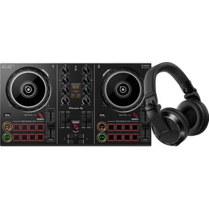 Pioneer DJ DDJ-200 + Pioneer DJ HDJ-X7 Zwart