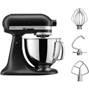 KitchenAid Artisan Mixer 5KSM125EBM Mat Zwart