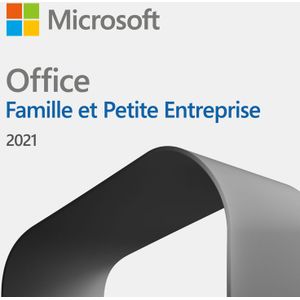 Microsoft Office 2021 FR Thuisgebruik en Zelfstandigen