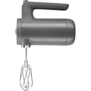 KitchenAid 5KHMB732EDG, Handmixer, Grijs, Kloppen, Mixen, 1,53 m, 2300 RPM, Bezig met opladen