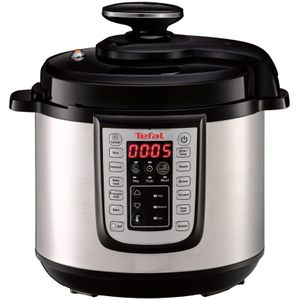 Tefal Multicooker 'Snel & Heerlijk' CY505E - Stomer + rijstkoker - Zilver - Zwart