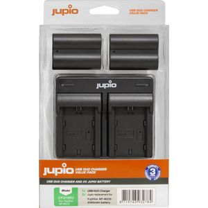 Jupio Kit: Battery NP-W235 (2x) + USB Dual Charger